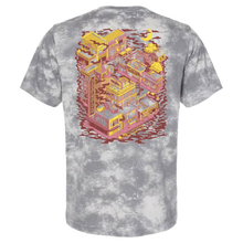 Load image into Gallery viewer, Grey Tie Dye Tour Tee
