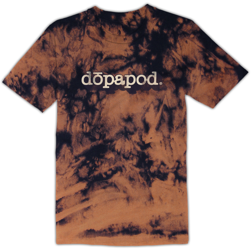Shadow Tee (Black Tie Dye)